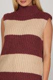 Nora Toasted Striped Sweater Vest