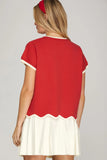 Poppy XOXO Darling Sweater - Red