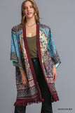 The Dahlia Boho Tapestry Kimono