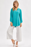 Lizzy 3/4 Sleeve Signature Solid Top