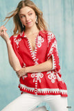 Artisan Scroll Print Shirt