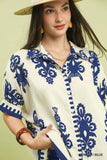 Artisan Scroll Print Shirt