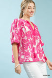 Seaside Paisley Tassel-Tie Top
