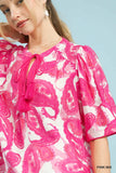 Seaside Paisley Tassel-Tie Top
