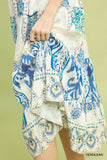 Boho Medallion Tiered Midi Dress