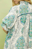 Ornate Paisley Swing Dress