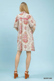 Ornate Paisley Swing Dress