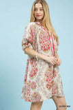Ornate Paisley Swing Dress