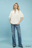 Everly Textured Top