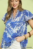 Island Breeze Flutter Sleeve Top