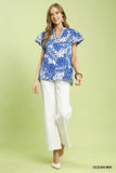 Island Breeze Flutter Sleeve Top