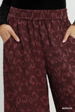 Wild Texture Wide Leg Pants