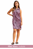 Pink Paradise Paisley Dress- Black/Pink