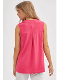 Lizzy Sleeveless Signature A-Line Solid Top