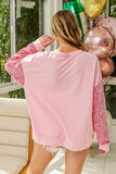 Tinsley Nutcracker Sparkle Sleeve Sweatshirt