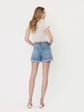 Sienna Relaxed Drawstring Utility Denim Shorts