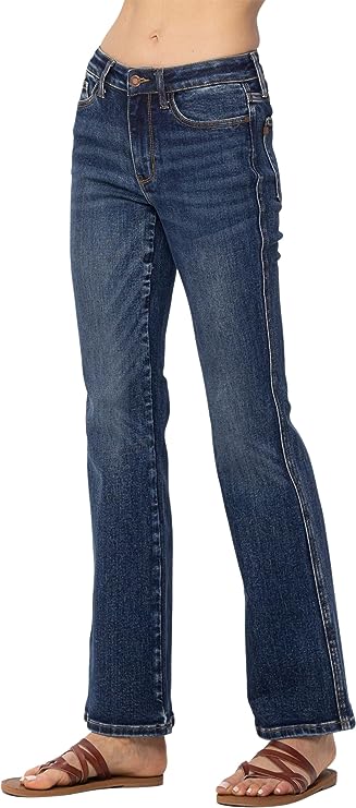 Dixie Mid-Rise Vintage Rugged Bootcut Jeans - Medium Wash