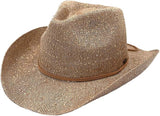 CC Sequin Cowboy Sun Hat- Multiple Colors