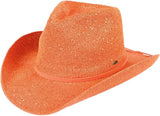 CC Sequin Cowboy Sun Hat- Multiple Colors