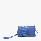 Riley Three Compartment Crossbody/Wristlet - Many Colors