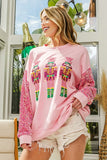Tinsley Nutcracker Sparkle Sleeve Sweatshirt