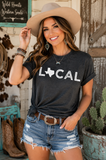Texas Local Graphic Tee - Heather Charcoal