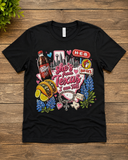 She's From Texas Graphic Tee- Black