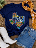 Painted Lone Star Story Graphic Tee