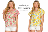 Garden Flutter Sleeve Blouse