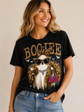 Boo-Jee Ghost Rhinestone Graphic Tee
