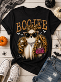 Boo-Jee Ghost Rhinestone Graphic Tee