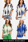 Artisan Scroll Print Shirt