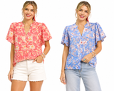 Garden Grace Floral Top