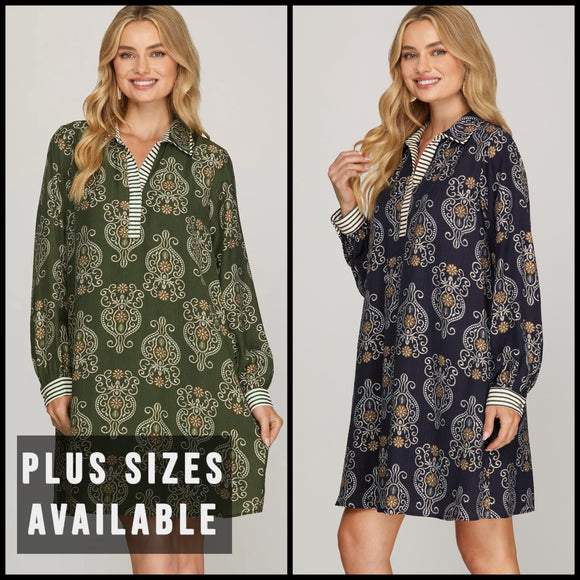 Sandara Paisley Tunic Dress