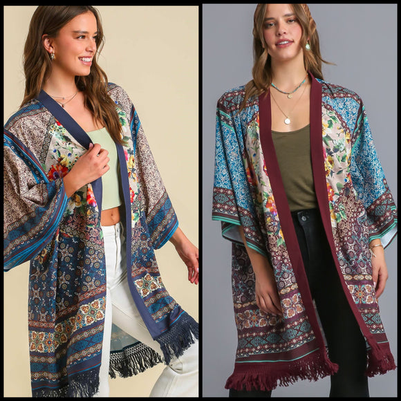 The Dahlia Boho Tapestry Kimono