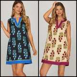 Classic Bloom Shift Dress