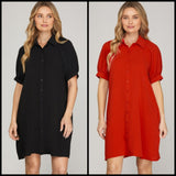 Everyday Chic Shirt Dress
