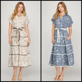 Camille Afternoon Tea Midi Dress