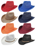 CC Sequin Cowboy Sun Hat- Multiple Colors