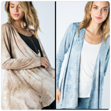 Tie Dye Stone Embellished Cardigan