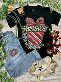 Callie Ann Candy Cane Gift of Christmas Graphic Tee