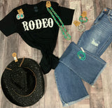 Rodeo Graphic Tee - Crew Black