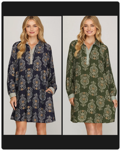 Sandara Paisley Tunic Dress