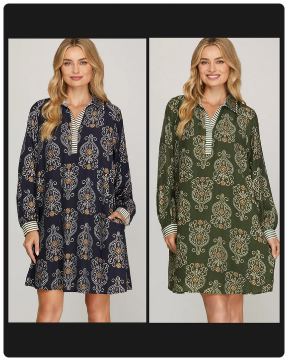 Sandara Paisley Tunic Dress