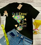 Chip Dippin & Margarita Sippin - Graphic Tee - Black
