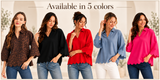 Scalloped Edge Collared Knit Top