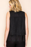 Marigold Mesa Embroidered Fringe Vest