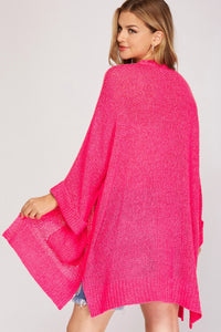 Knit Bucket Pocket Cardigan
