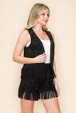 High Noon Studded Fringe Vest