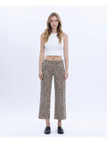 Olivia Wild Side Wide Leg Cropped Denim